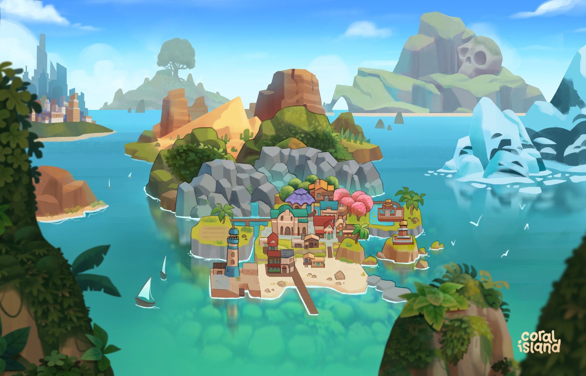 Coral Island Adventure Hub